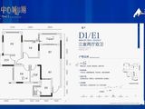 阳光中心城二期_3室2厅2卫 建面81平米