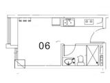 越秀芳华轩_1室1厅1卫 建面27平米