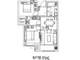 花郡郁金园_2室2厅1卫 建面85平米