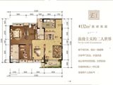 绿地凤垭城_4室2厅2卫 建面132平米