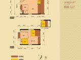 天健世纪花园_5#6单元loftE户型图 建面0平米