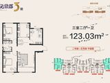 顺迈欣郡三期_3室2厅1卫 建面123平米