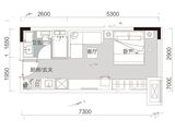 全济利园_1室1厅1卫 建面38平米