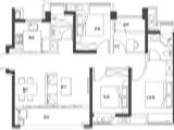 中梁正荣府_4室2厅2卫 建面108平米