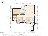 百悦国际社区相寓_4室2厅2卫 建面128平米