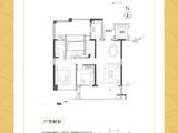 通鸿潇湘府_2室2厅2卫 建面104平米