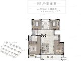 昱湖上观_4室2厅2卫 建面115平米