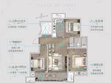 通银旭辉和平云璟_3室2厅1卫 建面106平米