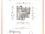 金科四季阳光_3室2厅1卫 建面88平米