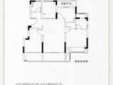 红星铂臻花园_3室1厅2卫 建面88平米