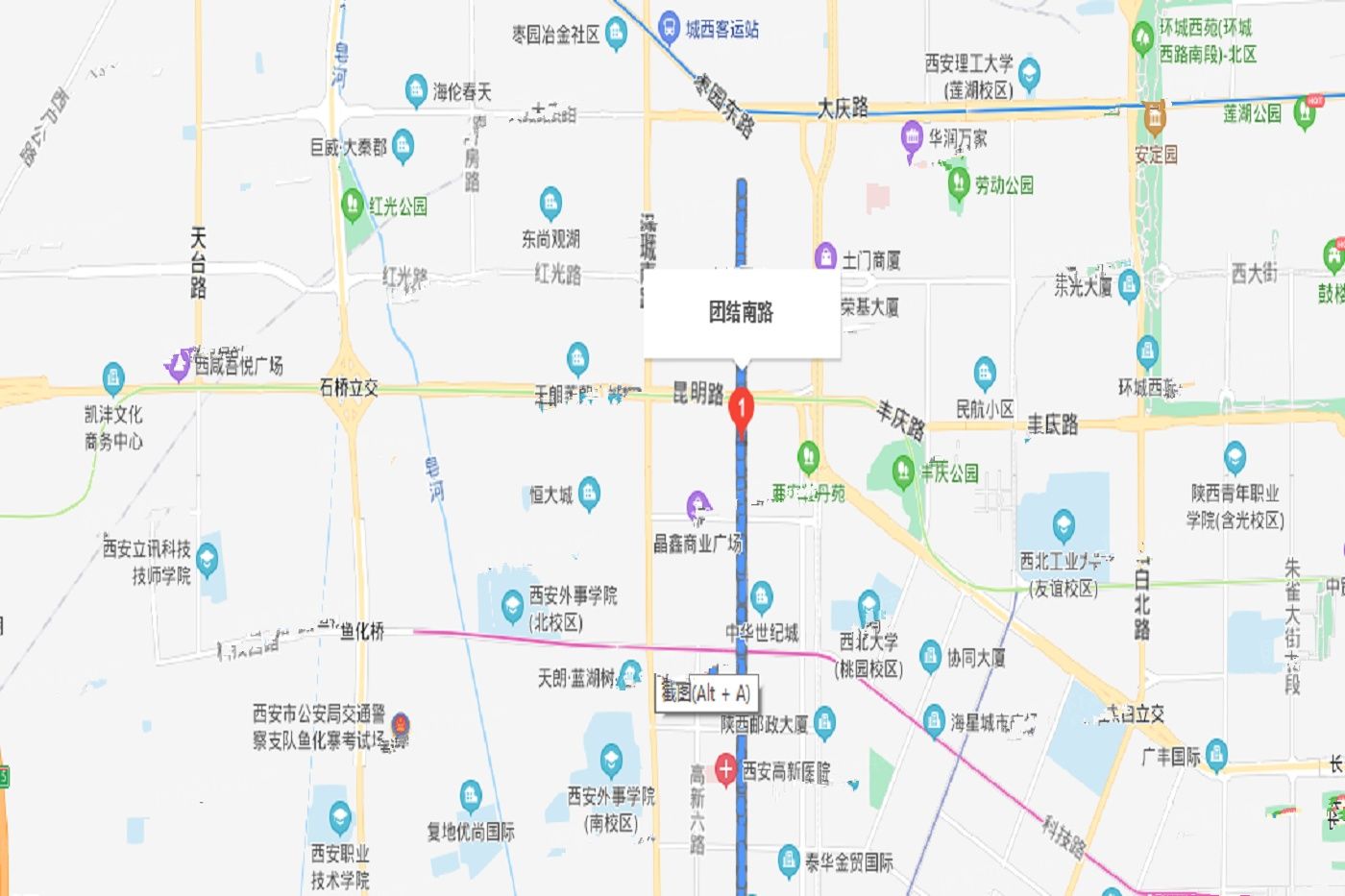 高新区团结南路东侧