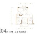 保利和唐悦色_3室2厅2卫 建面104平米