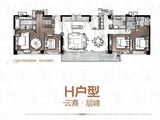 广州碧桂园中心_4室2厅2卫 建面328平米