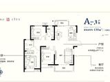 三里城邦_3室2厅2卫 建面135平米