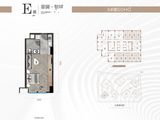 浐灞金融城桃花TAN_5#49平户型 建面49平米