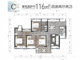 中信凯旋湾_4室2厅2卫 建面116平米