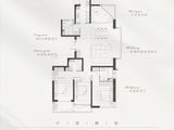 新湖明珠城三期_3室2厅3卫 建面181平米