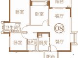 保利和悦滨江_3室2厅2卫 建面108平米