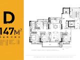 旭辉中心水投御府_4室2厅2卫 建面147平米