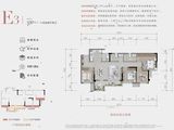 东原鸿山启城_4室2厅2卫 建面109平米