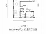 曲江城市树_4室2厅4卫 建面240平米