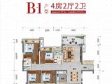 万年城雷州万达广场_4室2厅2卫 建面127平米