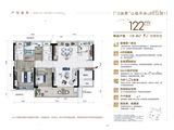 碧桂园世纪中心_4室2厅2卫 建面122平米