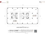 领汇ONE_3#楼-8层平面图（办公） 建面573平米