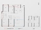 绿城柳畔听澜_4室2厅2卫 建面149平米