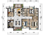 时代美宸_4室2厅2卫 建面128平米