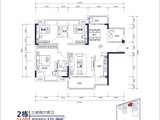 海伦堡中侨公馆_3室2厅2卫 建面121平米